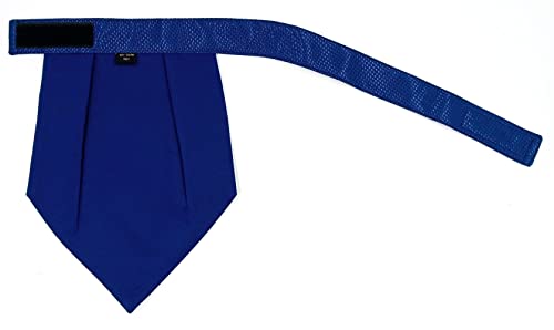 Image of formal cravat set for men with pocket square Men's Cravat Necktie, Self Design Microfiber Dark Multi color Free Size