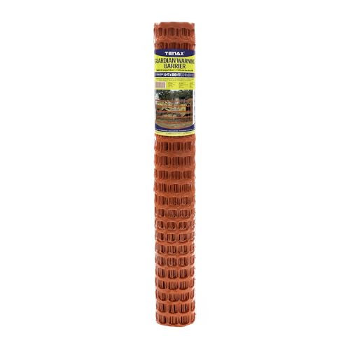 Tenax 2A060006 Guardian Economy Safety Fence, Orange, 4-Feet by...