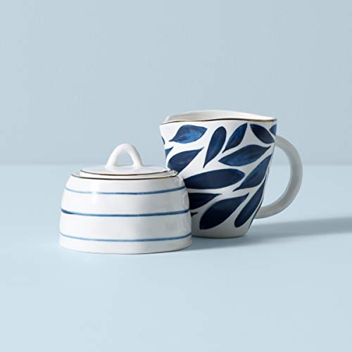 Lenox Blue Bay 2-Piece Creamer & Sugar Bowl Set, 1.15 Lb #TOP1