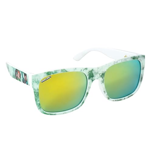 Image of ARKAID Minecraft Boys Sunglasses | Official Minecraft Gear | 100% UV Protection | Official Minecraft Boys Sunglasses and Sports Wraps | Impact Resistant | Gift Idea | Fits Most Kids