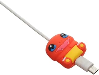 G-Power Silicone Cable Bite Protector Designed With Cute Cartoon Character Shaped For Charger Cable Protection - Multi Color