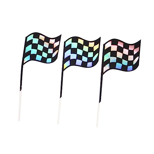 WESIEVYA 18piezas Adornos De Pastel Diseño De Bandera De Decoración Chic Para y Tartas Fiestas y Cumpleaños