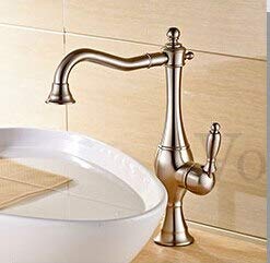 Robinet de lavabo dorure durable mitigeur salle de bain anti éclaboussure