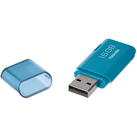 Toshiba by Kioxia 16 GB TransMemory U202 USB2 Aqua Cover