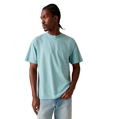 Red Tab Vintage Tee Garment Dye Stone Bl – Ansicht 5