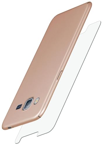 Boîtier Samsung J3 2016 protection intégrale anti-rayure fine et dorée