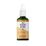 Modern Nature Caramel Flavour Drops | Sugar Free Coffee Syrup, Liquid Stevia Sweetener, Zero Calorie, Natural Sweetner Flavor Drops | Perfect for Coffee, Protein Shakes, Baking & Drinks – 50ml