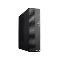 ASUS ExpertCenter D500SC Small Form Factor Desktop PC, Intel Core i5-11400, 8GB DDR4 RAM, 512GB PCIe SSD, TPM, Windows 11 Professional, Black, D500SC-XH503