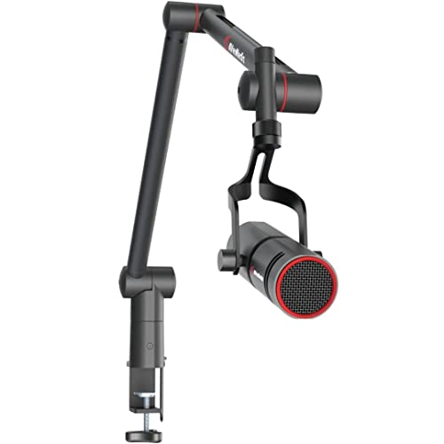 AVerMedia BA311 Live Streamer Arm: Fully Adjustable Boom & Mic Stand, 1/4" or 5/8" Mount, Content Creation, Podcasting, Streaming