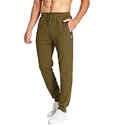 ZOXOZ Mens Tracksuit Bottoms Joggers Slim Fit Jogging Bottoms Elasticated Waist Zip Pockets