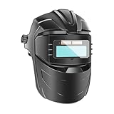 溶接用ヘルメット | グレア防止溶接用フェイスシールド - 広視野防曇フェイスガード 調整可能ヘッドギア 自動車整備向け