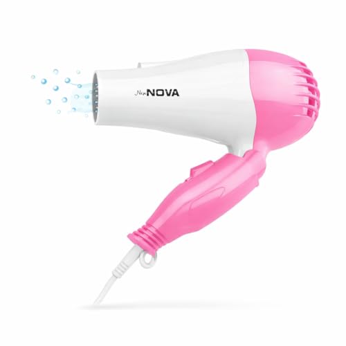 Choiceman New NOVA-1290 1000 Watts Foldable Hair Dryer For Man And Women, Multicolour
