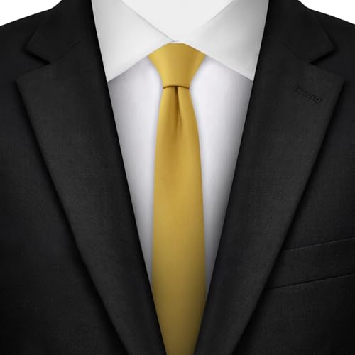 Image of Jacob Alexander Ultra Skinny 1.5 inch Men's Solid Necktie