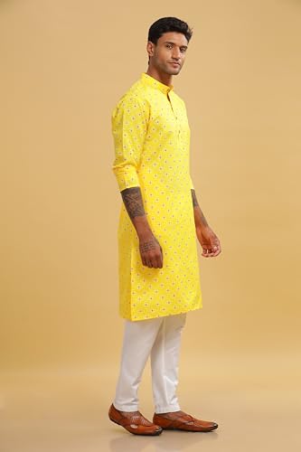 Image of BE ACTIVE Cotton Kurta for Men | Traditional and Stylish Design | Indian Kurta | Full Sleeve Kurta