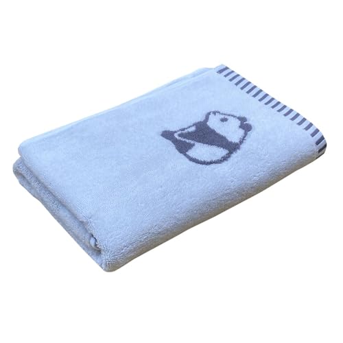 今治タオル バスタオル 1枚 パンダ柄 アイボリー 60x120cm 綿100% 肌に優しい コットン 吸水 ふわふわ