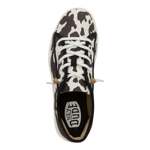 Image of HEYDUDE Women's Cody Crafted Lace Up Platform Sneaker | Machine Washable | Removable Cushioned Foam Insole, Lightweight Materials, Low Maintenance Fabric