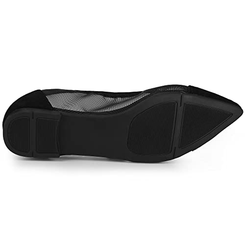 Chaussures plates en maille légères et élégantes pour le bureau