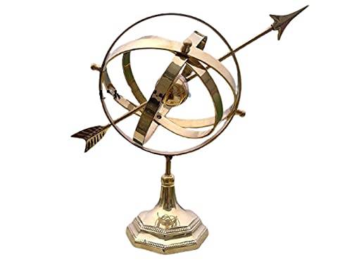 NauticalMart Metal Armillary On Stand