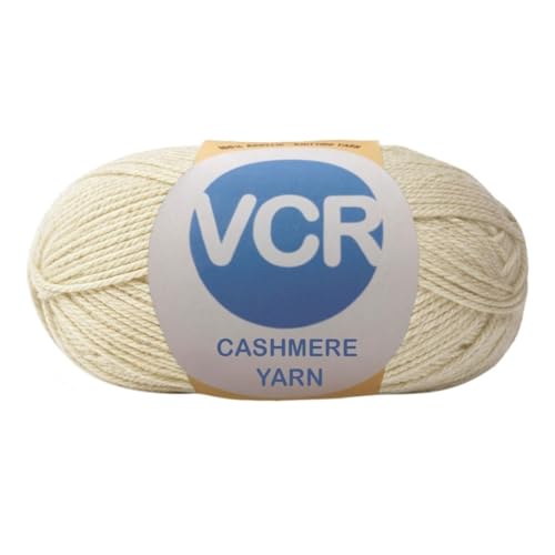 Image of VCR Clay Beige Cashmere Knitting Yarn, 100 Grams Hank, 265 Meters Length, Acrylic 75% and Nylon 25%, Soft Crosia Thread for Crochet and Knitting, Suitable for Sweaters, Pullovers and Jackets