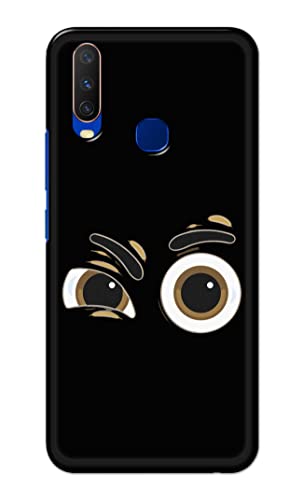 Image of PRINTFIDAA Funky Expression of Cartoon Eyes Printed Designer Hard Back Case Cover for Vivo Y15 / Vivo Y17 / Vivo U10 / Vivo Y12 / Vivo Y11 (6.35 inch) -(TI) MVN1004