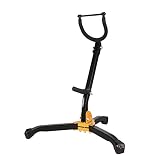 Alto/Tenor Saxophone Stand Foldable Sax Stand Sturdy And Durable Metal Triangle Saxophone Stand For