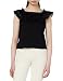 Produktbild Sisley Damen T-shirt 3kqwl100f T Shirt, Black 100, M EU