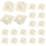 20 PCS License Plate Screw Inserts Plastic Nut Screw Retainers for Cars Front Back License Plate Nut Bracket Clip Fasteners Universal Car Accessories for Domestic Vehicle