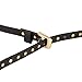 Ayliss Women Punk Leather Belt Skinny Studded Thin Waist Belt Casual Rivet Jean Pants Rock Metal Belts (Black #1)