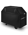 VEVOR Grill Cover, 65 inch BBQ Covers for Outdoor Grills, Waterproof, Fade Resistant, Weather Resistant Heavy Duty 600D Polyester, Easy On/Off, with Hook-and-Loop Straps, Black