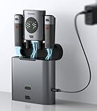 Wireless Lavalier Microphone with Charging Case, Pixel UHF Dual Lapel Microphone, Clip On Mic with...