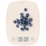 Greater Goods Food Scale, Slim & Compact Build, 1g Precision (Birch White)