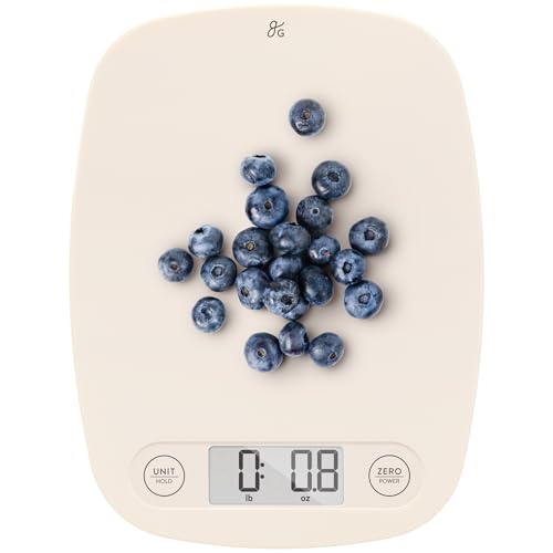 Slim Kitchen Scale in Birch White