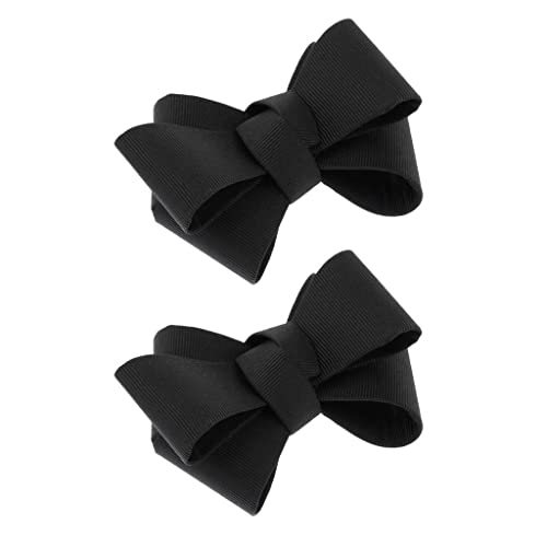 SM SunniMix 2X Boda Nupcial Elegante Hebilla Clip Accesorios Mujeres Dama , Negro