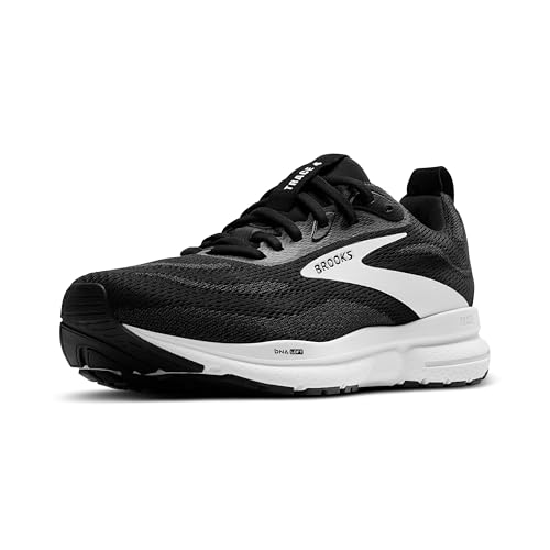 BROOKS Herren Trace 4 Sneaker, Black/Grey/White, 43 EU