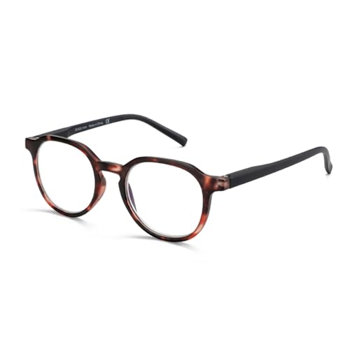 Gafas circulares retro para evitar la fatiga visual por pantallas de ordenador