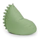 Lumaland Pouf pour enfant Monster Animal Design - Pour l'intérieur et l'extérieur - À combiner avec les amis de l'Animal Line - 80 x 80 x 70 cm - Vert