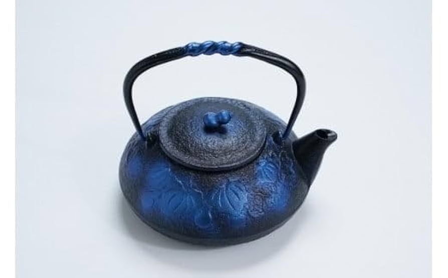 Amazon | 【及富(OITOMI)】【正規品】南部鉄器 鉄瓶 ひさご 瑠璃