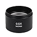 Wd165 0.5X Stereo Microscope Auxiliary Objective Lens Barlow Lens with 1-7/8 Inch(M48Mm) Mounting Thread