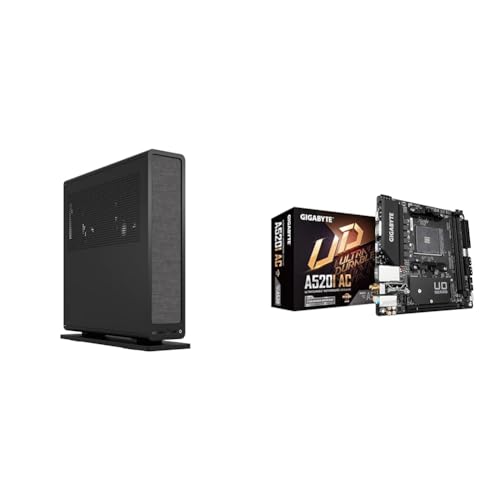 Image of Fractal Design Ridge mITX Case, Gigabyte A520I AC Motherboard, 2X 140mm Fans