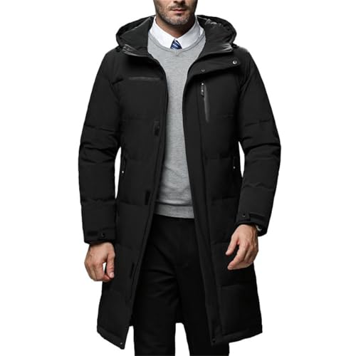 Doudoune surdimensionnée homme longue contre le froid veste de travail zippée