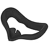 Siliconen oogkap, VR-gezichtsbescherming, hoogwaardige siliconen comfortabele oogkap, praktisch voor VR-bril(black)