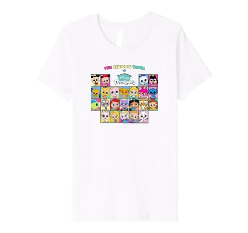 T-shirt Disney Doorables Periodic Table idéal pour l'école et les aires de jeux