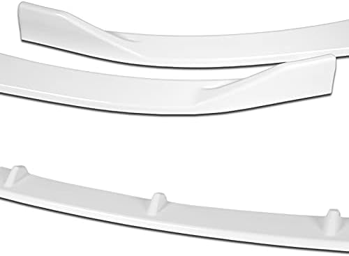 3pcs Front Bumper Lip Fit for Compatible with 2010-2013 Volkswagen Golf 6, Splitter Trim Protection Spoiler Sport-Style, Air Dam Chin Body Kit Splitter, ABS (Painted White)