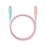 CASETiFY USB-C to USB-C ケーブル PowerThru™ (1m /3.3ft) - コットン キャンディ