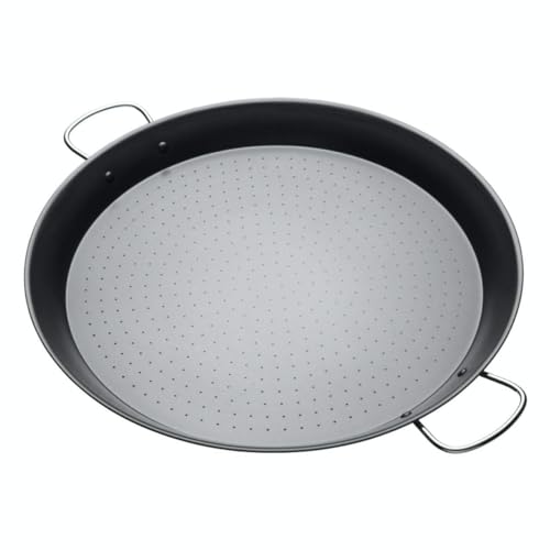 KitchenCraft World of Flavours Paella Pfanne, Antihaftbeschichtet, Carbon stahl, 46 cm