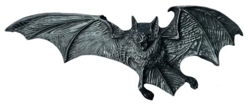 Boucle de ceinture chauve-souris gothique vampire grise taille unique pour accessoire de style