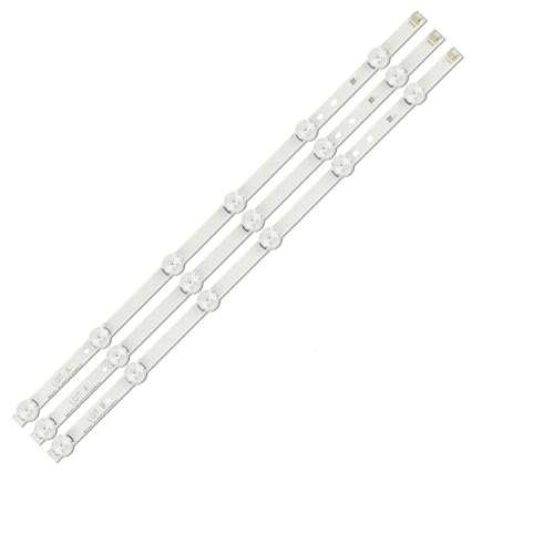 SPOUPKFKCK 3 PCS DRT 3.0 32 Pollici AB Striscia di Retroilluminazione A LED Misura for LG TV AGF78400101 6920L-0418D Innotek WOREE AB Sung Wei 55VO E74739 59 Centimetri 6LED