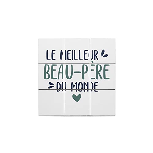 Carreaux céramique Beau-Père idéal pour un cadeau de fête des pères unique