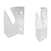 2 Set Skateboard Wall Mount Rack Clear Acrylic Longboard Snowboard Ski Board Display Storage Holder for Home Shop