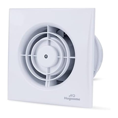 Extractor de aire 150 mm 18 W 320 m³/h con válvula antirretorno Cover